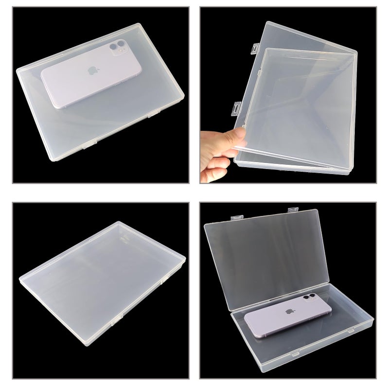 Aventik Super Large Capacity Fly Boxes Slim Foam Clear Lid PP Collection Fishing Boxes Competition Fishing Hook Tackle Boxes(24MB) - Image 3